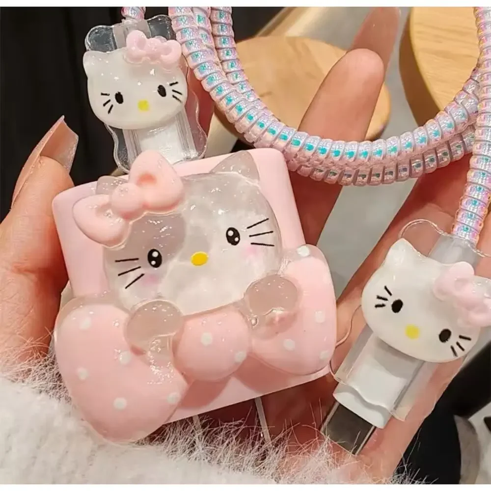 3D Hello Kitty Charger Cover Cable Protector P39